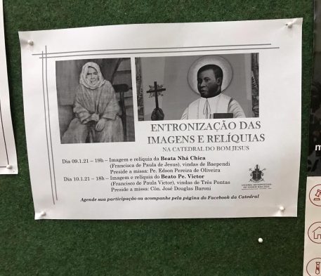 Catedral de Pouso Alegre/MG - Entronização das imagens e relíquias - 10/01 Beato Padre Victor